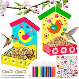 Zeuwets Children's Wooden Craft Kits Arts and Crafts