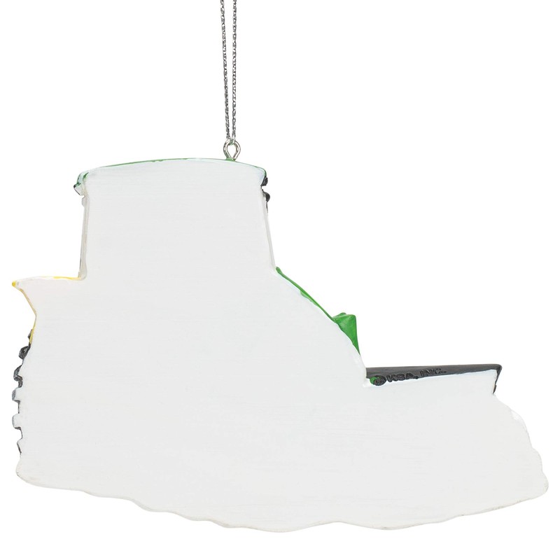 Kurt Adler JR2201 John Deere Tractor Hanging Ornament, 4-Inch Height