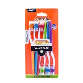 Ora-Zen 6-Each Soft Toothbrush