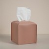 OLETHA Cube Box Facial Tissue Holder, Pink