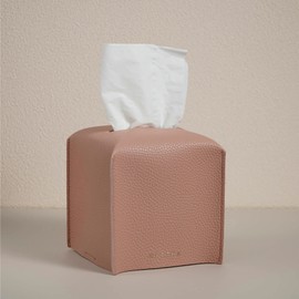 OLETHA Cube Box Facial Tissue Holder, Pink