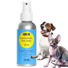 Noseprint SPF 30 Pet Sunscreen Lotion Bottle Sun Protection For Pets 50 ML | Moisturising Sunscreen For Dogs And Cat Non-Toxic Formula Dog Nose | Dog Paw Balm Sun Cream Balm | Dog Sun Protection