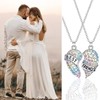 LEEQ Bff Necklaces for 2, Friendship Necklaces for 2 -
