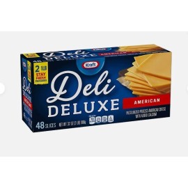 Kraft Deli Deluxe American Cheese Slices, 48 ct.