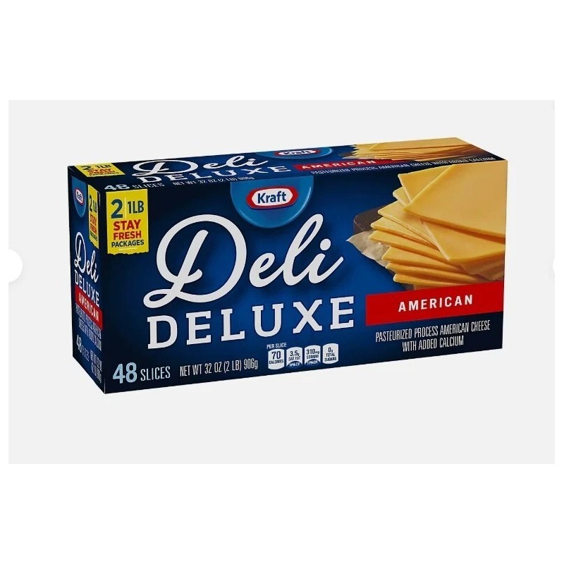 Kraft Deli Deluxe American Cheese Slices, 48 ct.