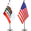WXTWK American flag table flag (California)