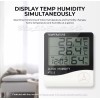 Shengli Digital Thermometer Electronic Temp, Humidity Meter and Clock