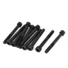 uxcell M6x55mm 12.9 Alloy Steel Hex Socket Screws Partially Threaded