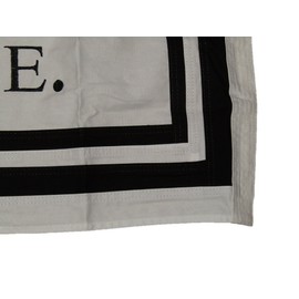 AES 3x5 Embroidered Sewn Join Or Die Benjamin Franklin White Cotton Flag 3'x5' (100% Cotton)