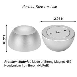 AOMAG 12000GS EAS Magnetic Remover - Extra Strong NdFeB Magnet for RF Hardtags (8.2 MHz), Reusable for Retail, DIY & Science Projects