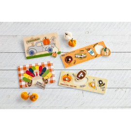Mud Pie Wood Puzzle, Fall Favorites
