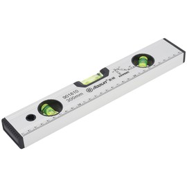 Smgda Level 300mm Precision Magnetic Level Ruler Aluminum Alloy Leveler Spirit Level Measuring Tool Blister Design and Mm Scale for Construction Carpenter