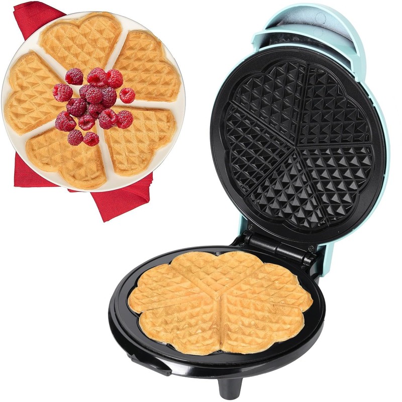 Waffle Maker 7“ Non-Stick Waffler Iron Stuffler Stuffed Wafflera 700W