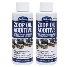 Eastwood ZDDP Oil Additive for Pre 1989 Car Engines | 4 oz Bottle | 2 Pack