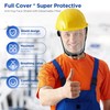 Full Face Shield, Clear Full Face Protective Shield, Reusable Anti-Fog
