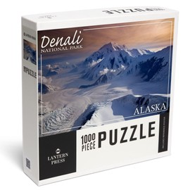 Lantern Press 1000 Piece Jigsaw Puzzle, Denali National Park, Alaska, Denali at Sunrise