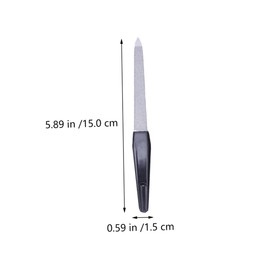 Baluue Manicure 20pcs Nail Files Plastic Handle Coarse Grit Nail Art Files Buffing Strips