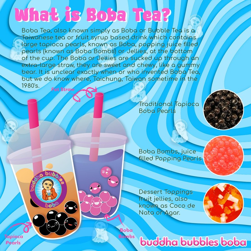 Premium PAPAYA Boba/Bubble Tea Drink Mix Powder By Buddha Bubbles
