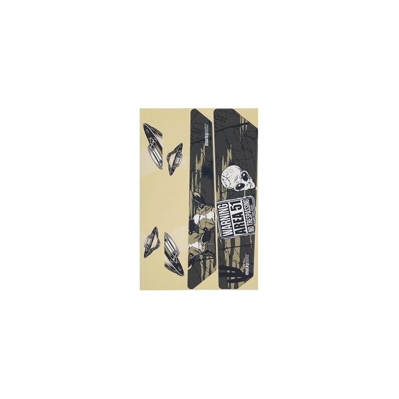 Mucky Nutz Skinz, Stay Protection, Area 51, Black, Matt