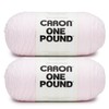 Caron ONE POUND PINK Yarn - 2 Pack of 453g/16