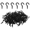 Biaungdo 120 Pcs 1/2" Ceiling Cups Hooks Screw Hooks Screw-in