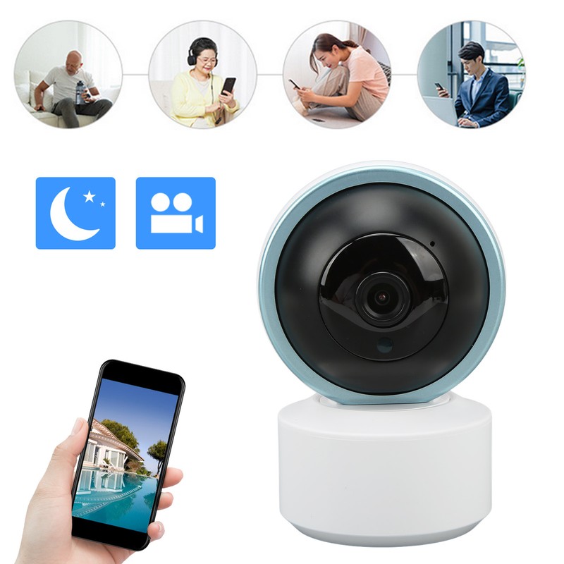 Wireless Surveillance Camera 1080P 2 Way Talk Night Vision Auto