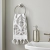 SKL Home Mirage Fringe 2 Bath, 2 Hand Towel Set,