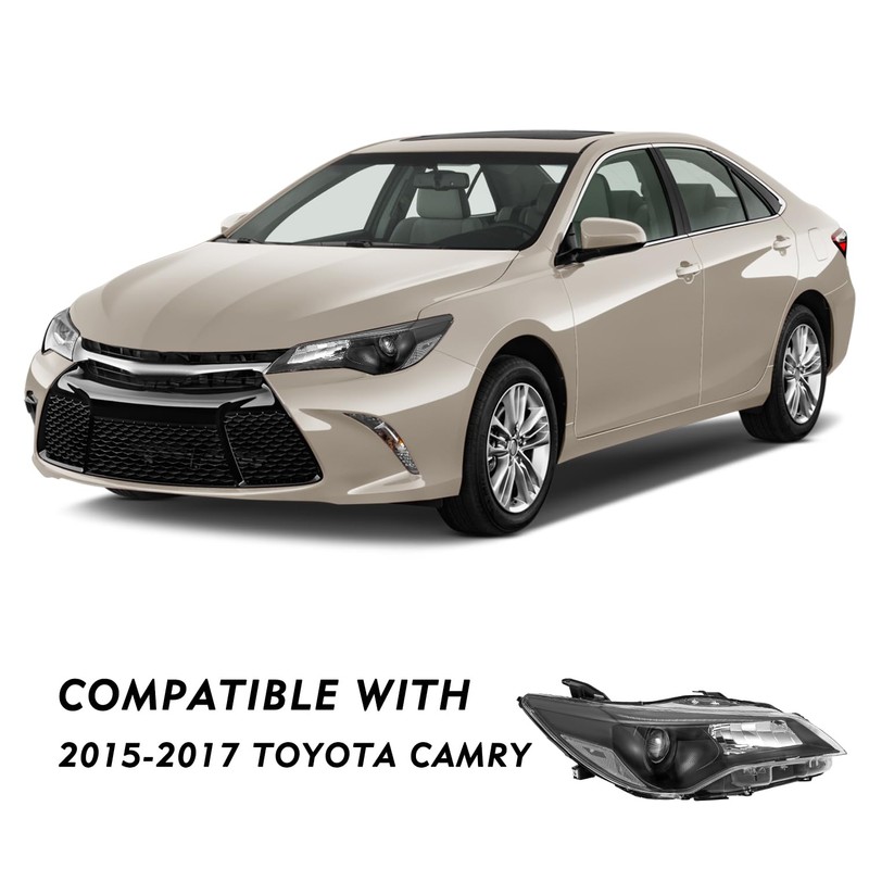 TUSDAR Fits For 2015 2016 2017 2015-2017 Toyota Camry Headlights