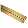 Merriway BH07636 Piano Hinge Brass Plated 6 Inch x 1.1/4