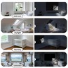 bemece Portable 100% Blackout Blind, DlY No Drill Blinds Blackout