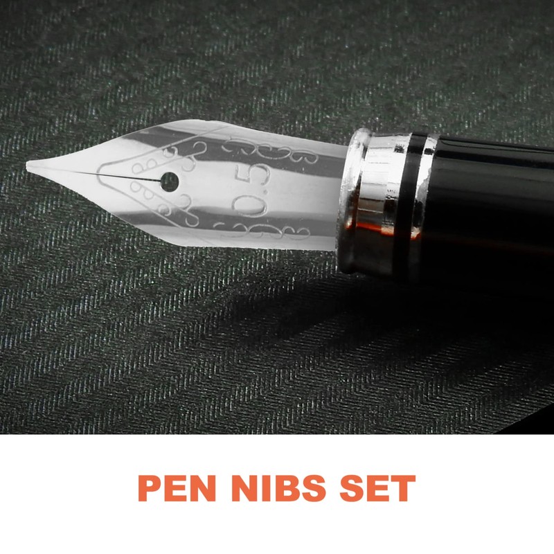 Gadpiparty 30Pcs Fountain Pen Nibs Set Replacement Nibs for Students
