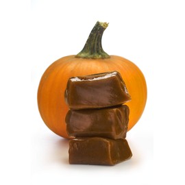 AvenueSweets - Handcrafted Individually Wrapped Soft Caramels - 8 oz Bag - Pumpkin Spice