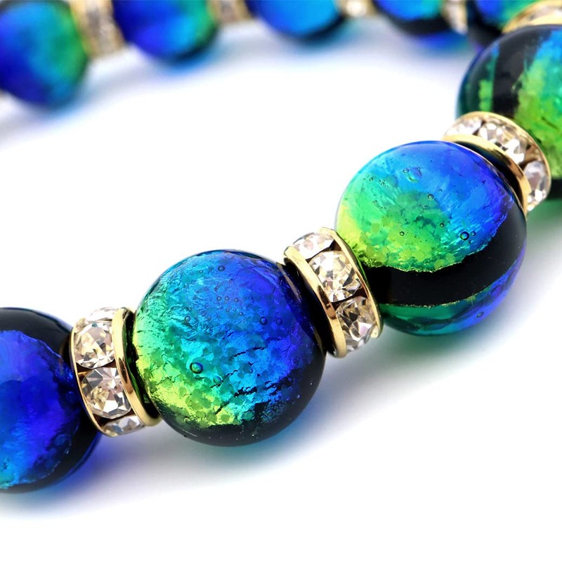 Sparkling Firefly Glass Bracelet, Keramarin, Sparkle, Men's, Women's, Okinawa, Souvenir,