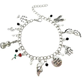 YRGFVXS Broadway Original Design Metal Charm Bracelet for Men and Women
