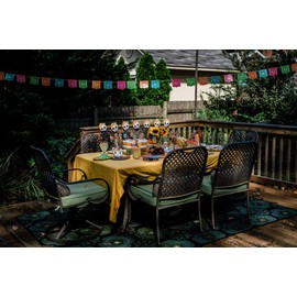 Papel Picado 6 Foot Banner Party Sugar Skulls Day of the Dead Dia de Los Muertos