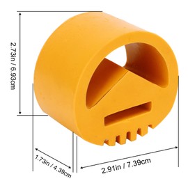 OUKENS Rubber Motor Mount, 2PCS High Reliable Engine Mount Damping Bushing, 1012164 Inner Frame Vibration Damper Replacement for Club Car, Gas, Golf Cart
