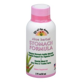 Lily of the Desert Stomach Formula Shot, 12-Pack – Organic Aloe Vera Juice with