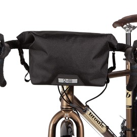 Two Wheel Gear Mini Handlebar Bag - Water Resistant Bag with Shoulder Straps Included, 3L Black