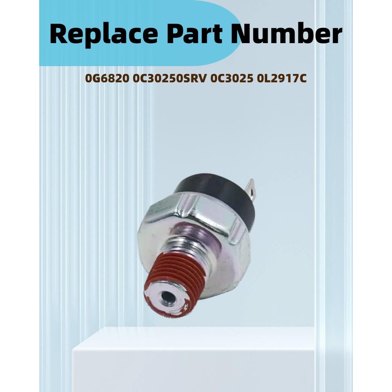 0L2917C 0C30250SRV 0C3025 Oil Pressure Switch Fit for Generac 0G6820