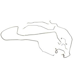 Full Car Brake Line Kit - Fits 80-81 Firebird - Galfan Coated Steel - The Stop Shop