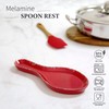 UPware Crackle Red Spoon Rest, Spoon Holder for Stove Top,