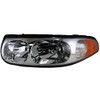 Left Driver Side Headlight Assembly - without Lined/Fluted Hi-Beam Lens