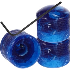 Artibetter 3pcs Guitar Knobs Guitar Speed Control Knobs Volume Tone Control Knobs Dome Knobs Volume Tone Knob (Blue)