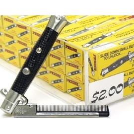 One Dozen Switchblade Comb