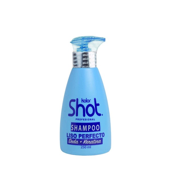 Shampoo Liso Perfecto Kolor Shot con Keratina sin Parabenos, Hidrata