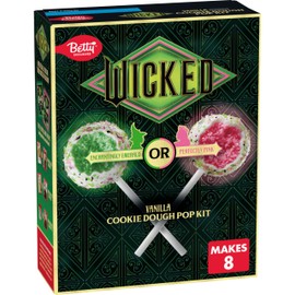 Betty Crocker Wicked Cookie Dough Pop Kit, Color Changing, Vanilla Flavored, Makes 8 Pops, 9.2 oz