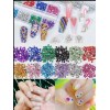 Decoración De Uñas Strass para uñas, 3 Cajas Strass 48