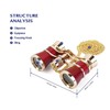 AiScrofa Opera Glasses Binoculars 3X25,Mini Binocular Compact Lightweight,with Chain for