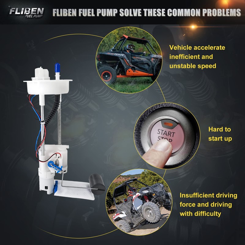 2205502 Fuel Pump Assembly Compatible with Polaris RZR 900 S