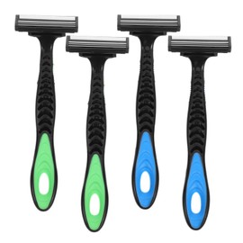 Gatuida 4pcs Men's Portable Shaving Razor Body Hair Remover for Face Legs More Travel Friendly Grooming Device Skin Friendly Shaver for Sensitive Skin